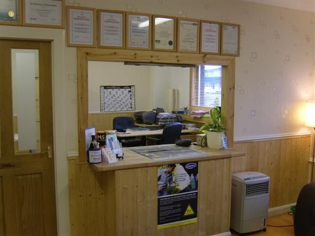 reception desk